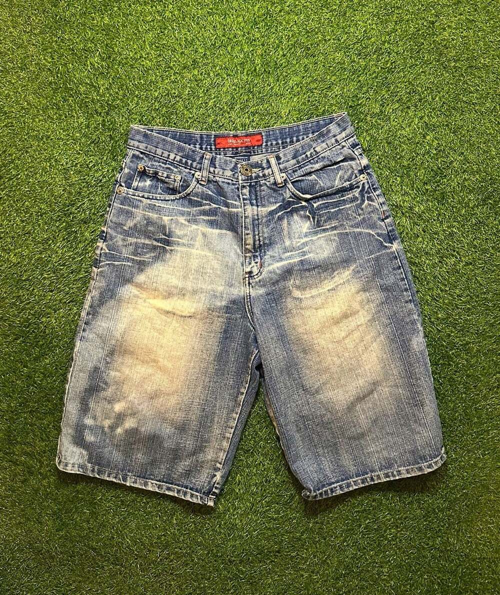 Y2K 2000s Brooklyn Xpress Baggy Denim Jean Shorts